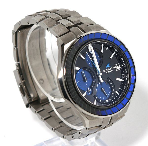 箱保付 CASIO カシオ OCEANUS オシアナス Manta S 5000シリーズ 1 000本 OCW 5000 EK AJF タフソーラー メンズ
