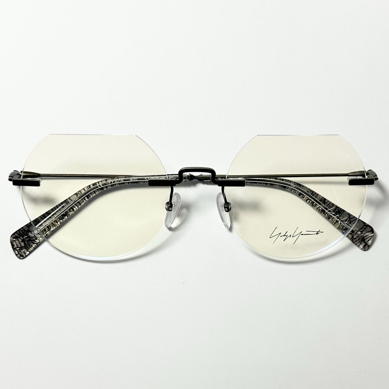 Yohji Yamamoto ヨウジヤマモト YY3018 400 メガネ 純正ケース付き フランス製 Y3