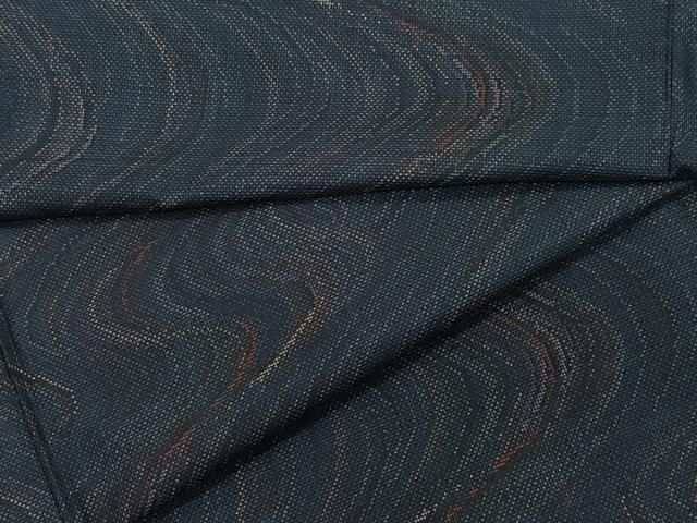 平和屋着物 本場大島紬 9マルキ 流線文 正絹 CAAZ8008vf