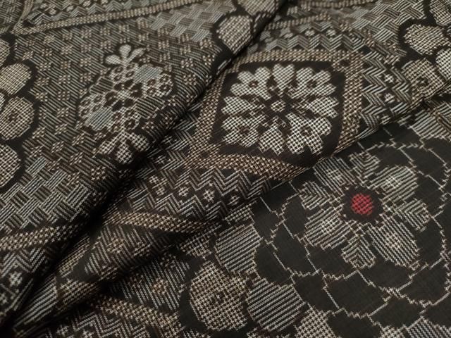 平和屋着物 本場大島紬 龍郷絣 正絹 CAAZ2982yc