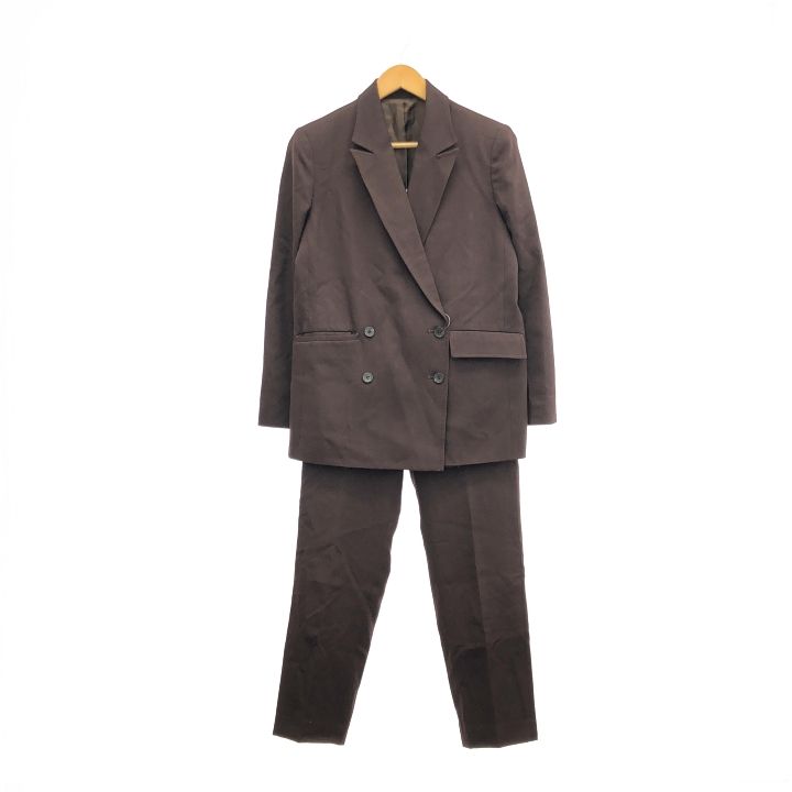 CITYSHOP シティショップ 19010042501030 H C TWILL STRIPE-ジャケット パンツセットアップ レディース ブラウン 38 36