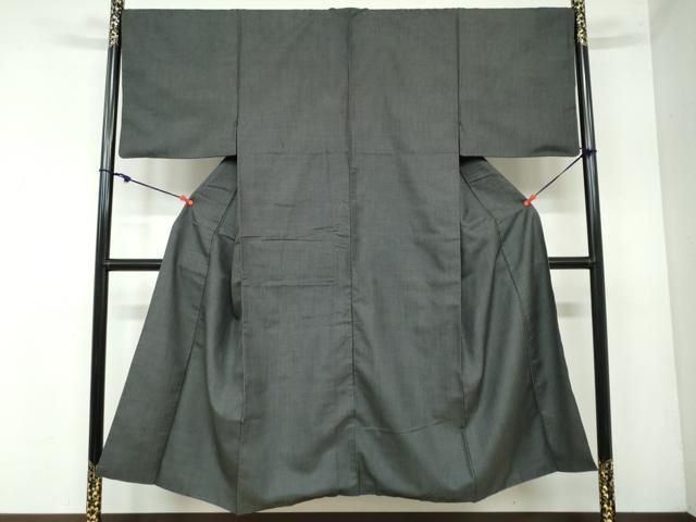 平和屋着物 男性 紬 アンサンブル 100亀甲 正絹 ud