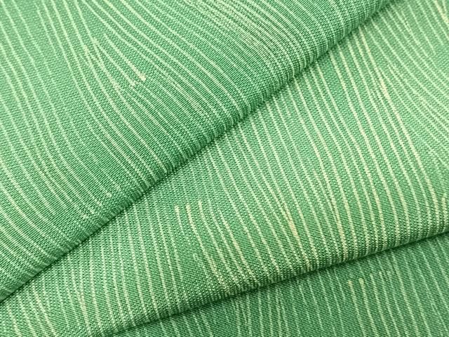 平和屋着物 上質な小紋 単衣 変わり縞 正絹 AABC3887fy