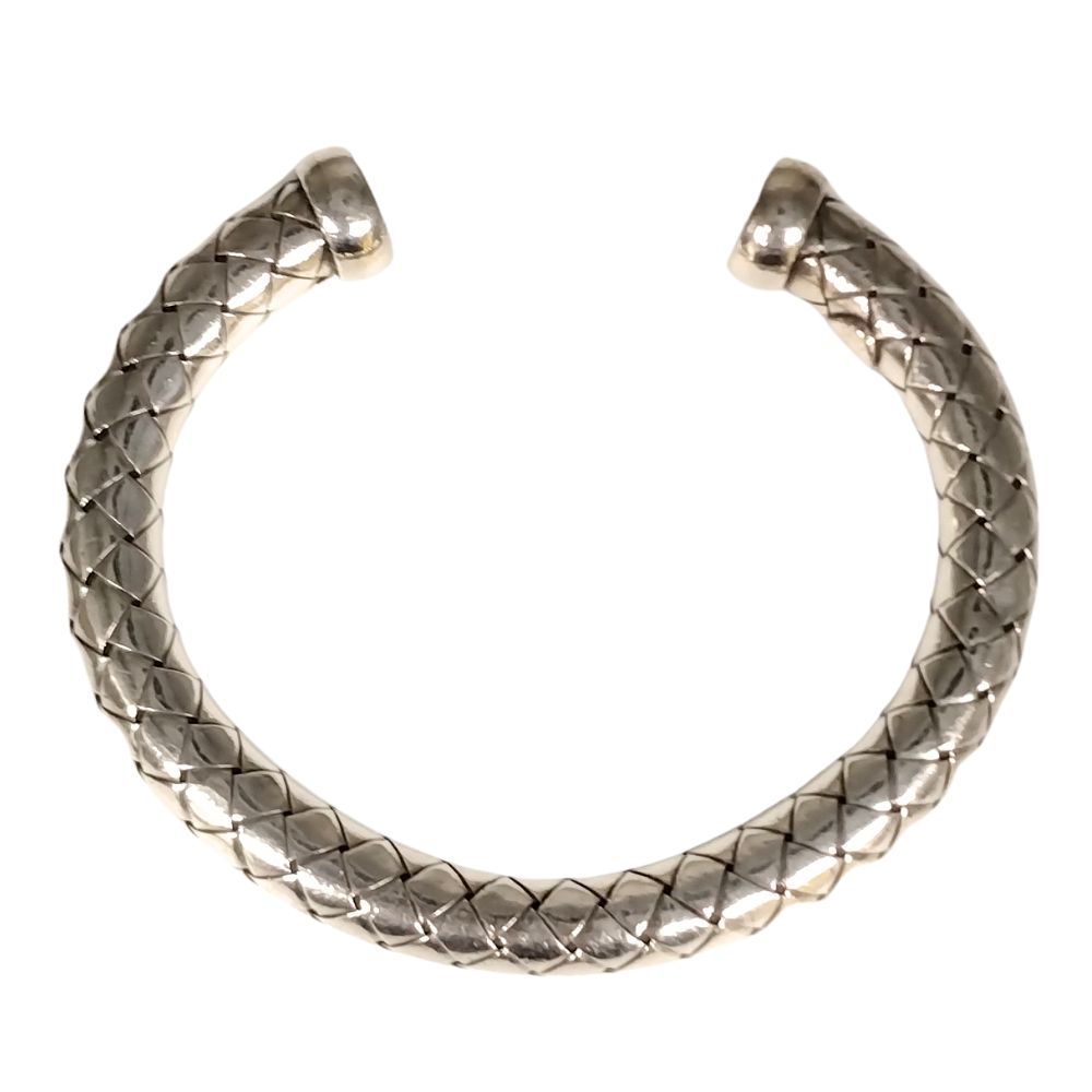  ボッテガヴェネタ イントレチャート ブレスレット バングル シルバー 40696 バングル リストバンド アクセサリー