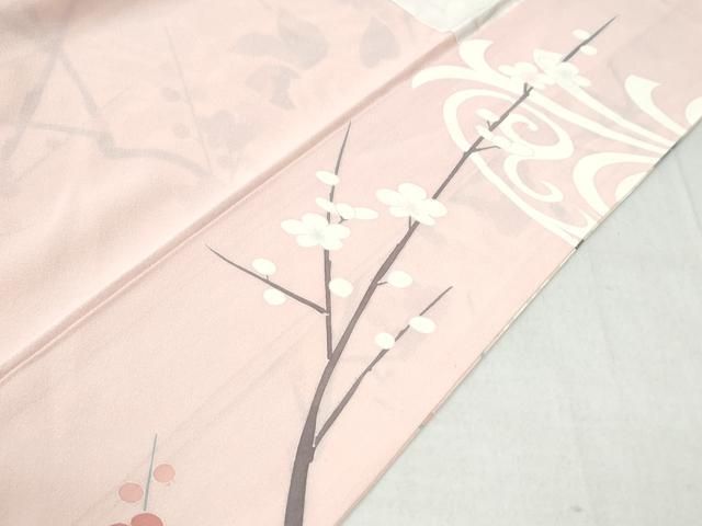 作家物 流水牡丹枝梅文