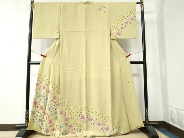 平和屋着物 染色工芸むつろ 訪問着 辻が花 絞り 正絹 CAAZ3207yc