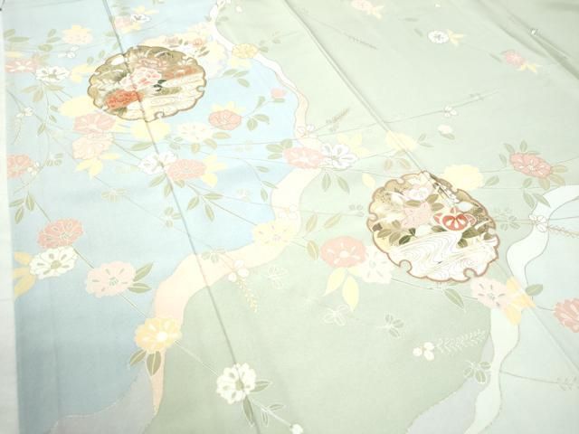 雪輪吉祥草花文