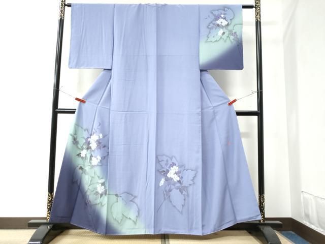 平和屋着物 京の匠日展作家 丹下雄介 訪問着 枝花文 暈し染め 金彩 やまと誂製 正絹 CAAZ3209yc
