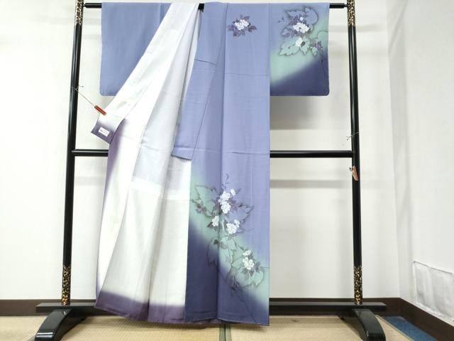 平和屋着物 京の匠日展作家 丹下雄介 訪問着 枝花文 暈し染め 金彩 やまと誂製 正絹 CAAZ3209yc