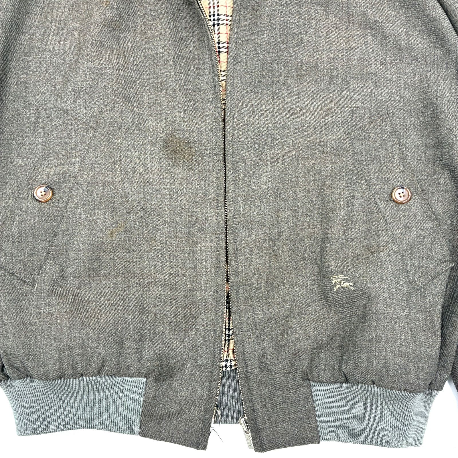 Burberrys バーバリーズ ヴィンテージ ジップ ウールブルゾン