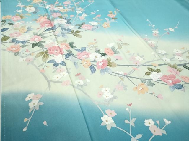 枝牡丹 暈し染め