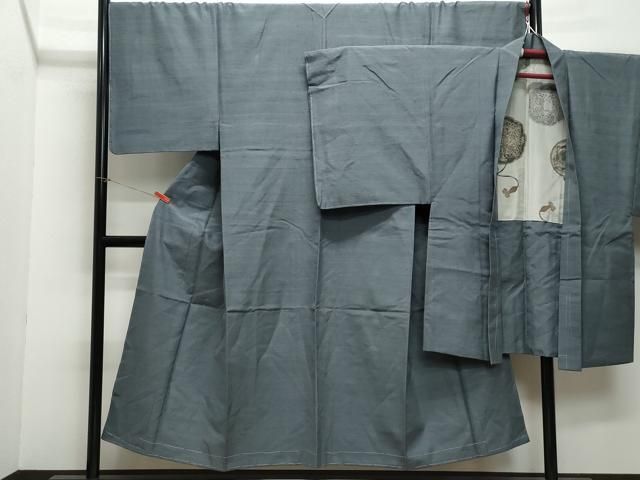 平和屋着物 男性 結城紬 アンサンブル 100亀甲 総詰め 正絹 CAAZ8084vf