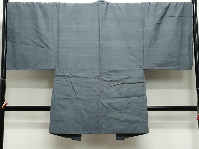 平和屋着物 男性 結城紬 アンサンブル 100亀甲 総詰め 正絹 vf