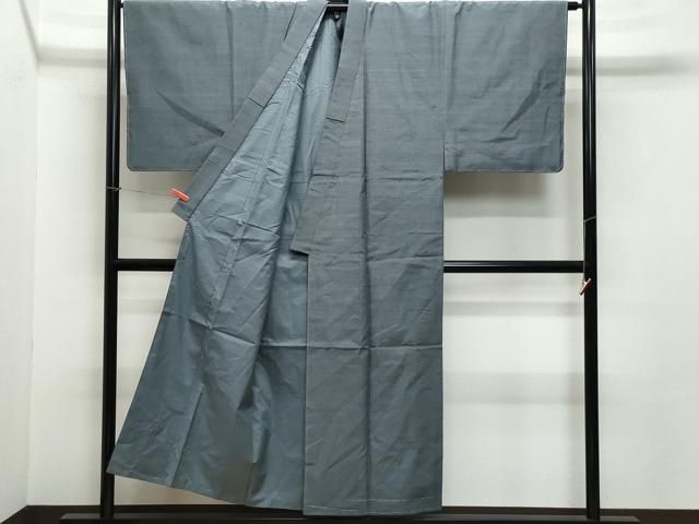 平和屋着物 男性 結城紬 アンサンブル 100亀甲 総詰め 正絹 vf