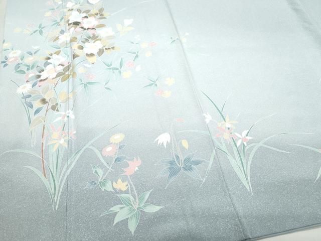 草花文 暈し染め