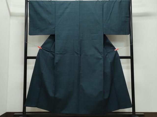 平和屋着物 男性 紬 百入茶色 正絹 vf