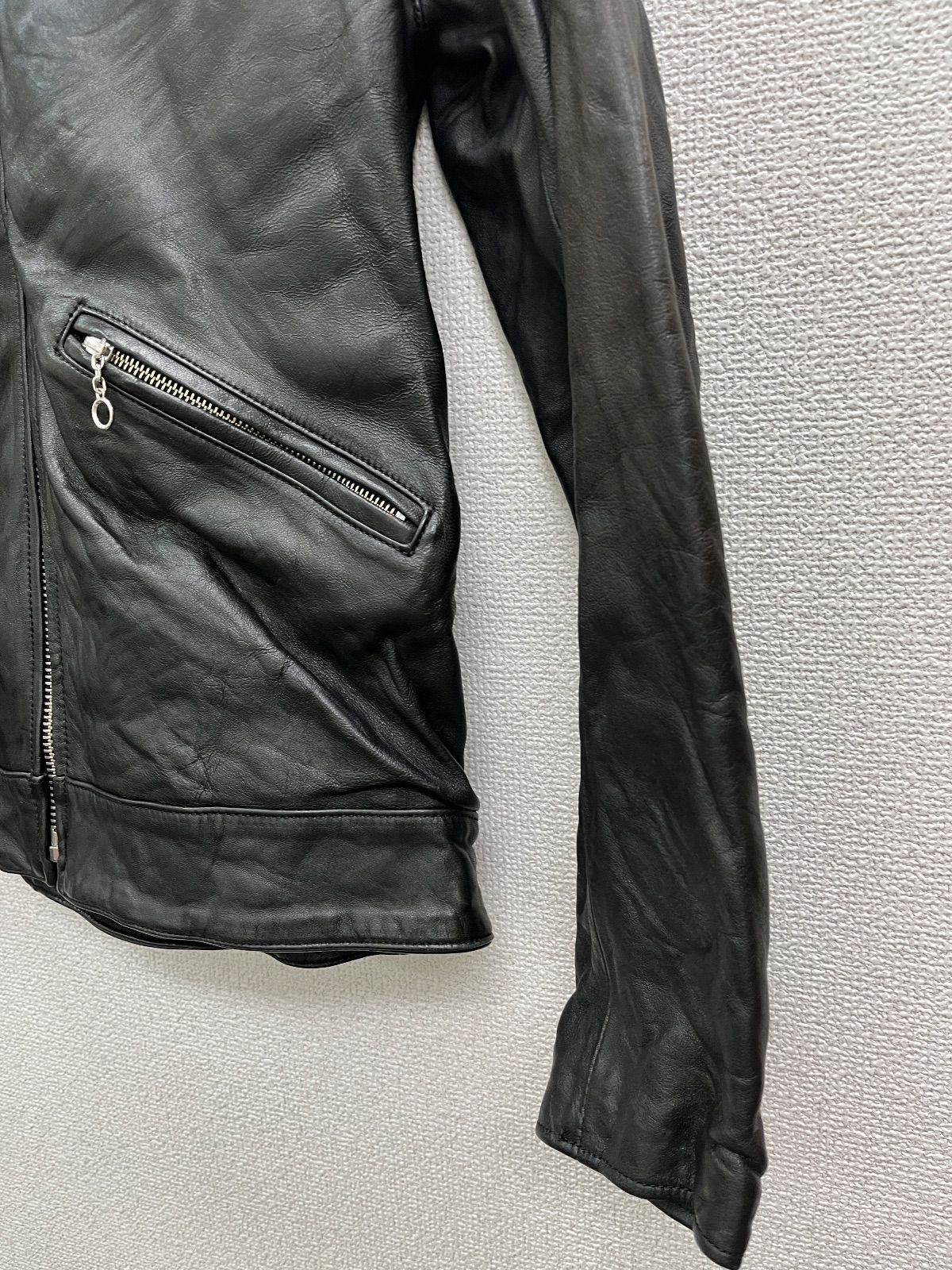 レザージャケット ブラック