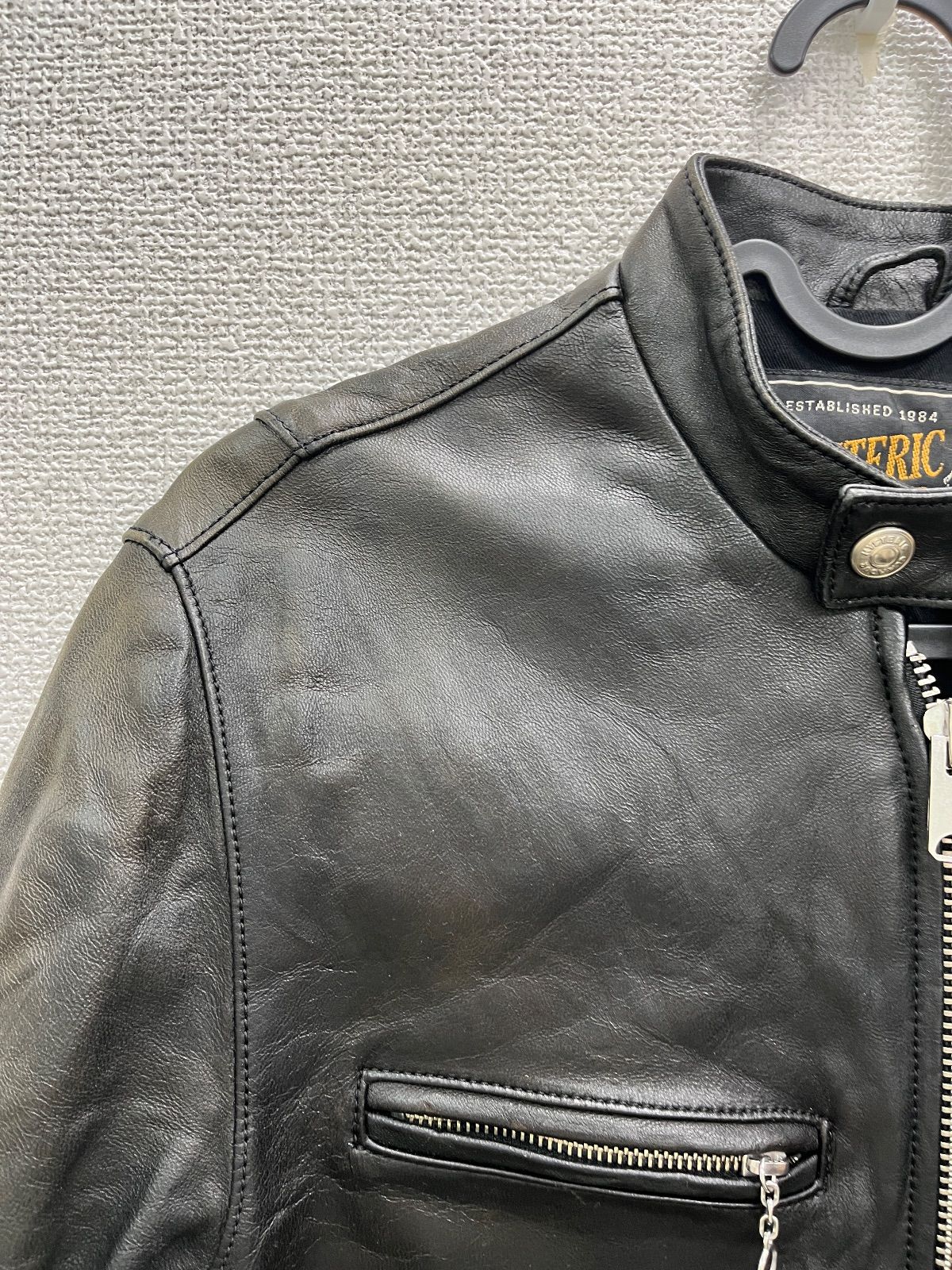 レザージャケット ブラック