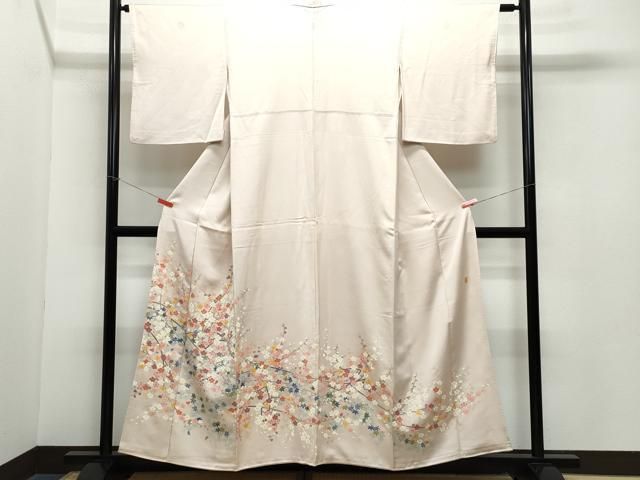 平和屋着物 本加賀友禅作家 百貫華峰 色留袖 枝花楓文 金彩 正絹 CAAZ8116vf