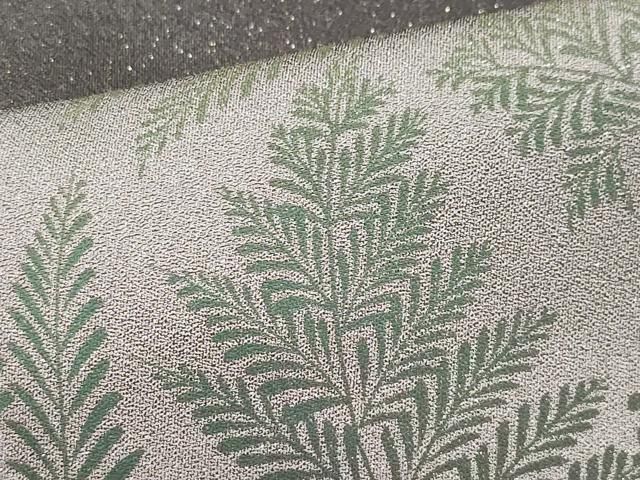 草花文 金通し地