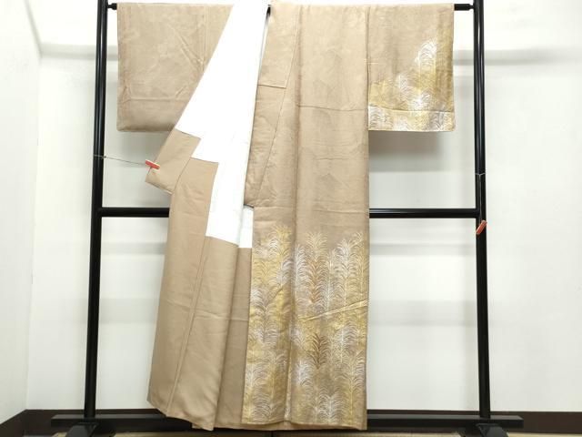 平和屋着物 訪問着 作家物 刺繍 草木文 金銀彩 正絹 CAAZ8120vf