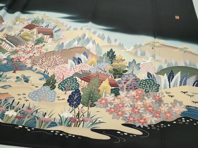 豪華黒留袖 友禅