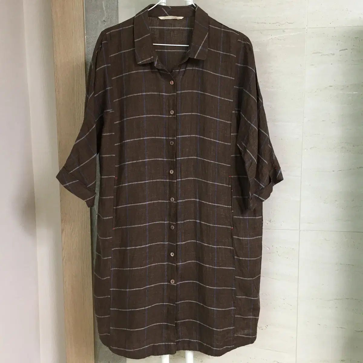 ISAE イセ リネン ロング シャツ 66