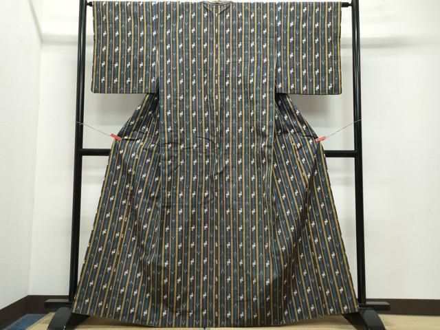 平和屋着物 上質な紬 吉祥間道 正絹 CAAZ8132vf