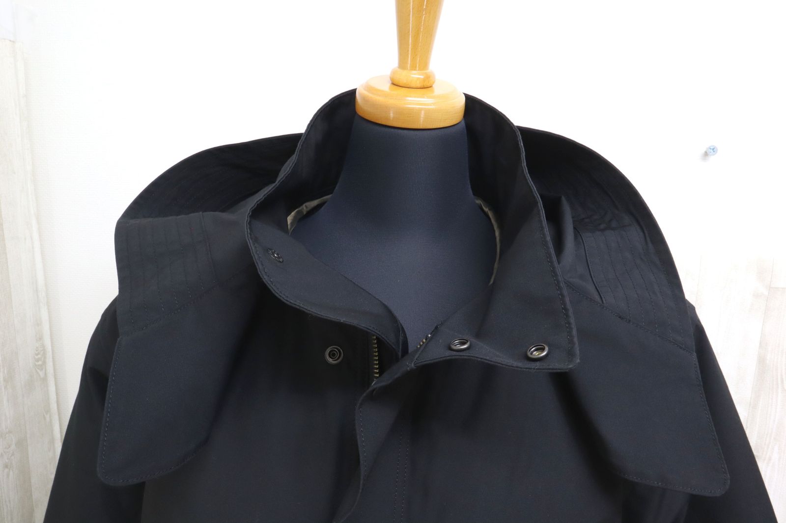 ボア＆キルティングライナーフードミドルパーカー -5