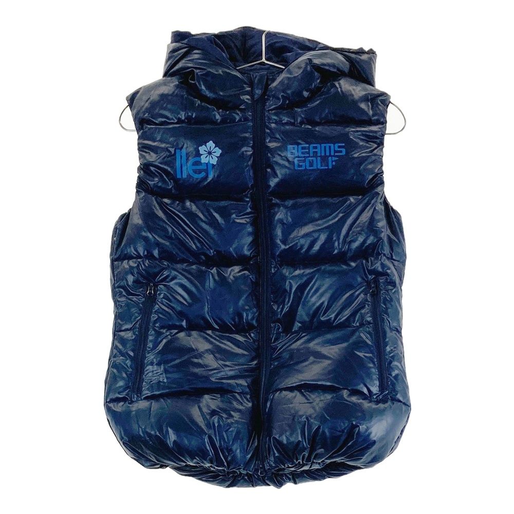 サイズ M BEAMS GOLF ビームスゴルフ ダウンベスト ネイビー系 240101402566 ゴルフウェア レディース ストスト