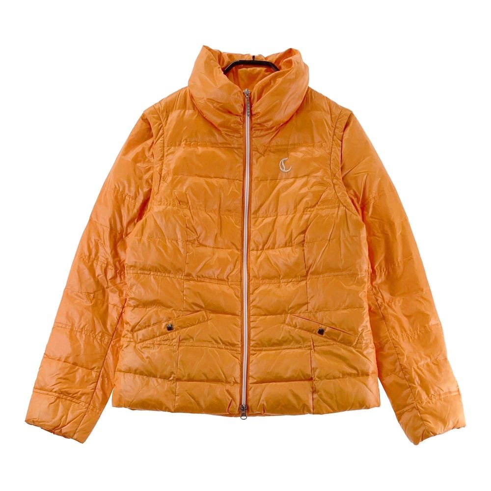 サイズ M CALLAWAY キャロウェイ 2WAY ダウンジャケット オレンジ系 240101406436 ゴルフウェア レディース ストスト