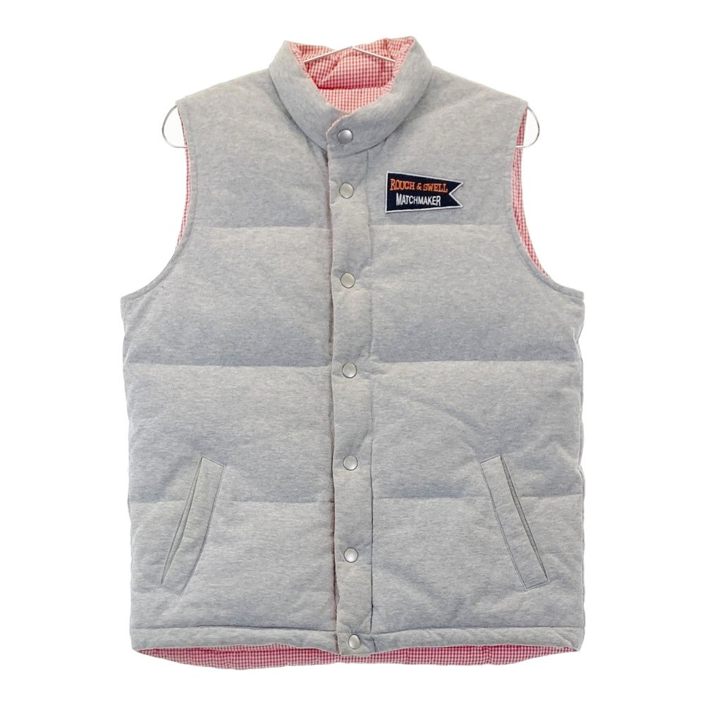 サイズ M ROUGH-SWELL ラフアンドスウェル リバーシブル ダウンベスト グレー系 240101433890 ゴルフウェア メンズ ストスト