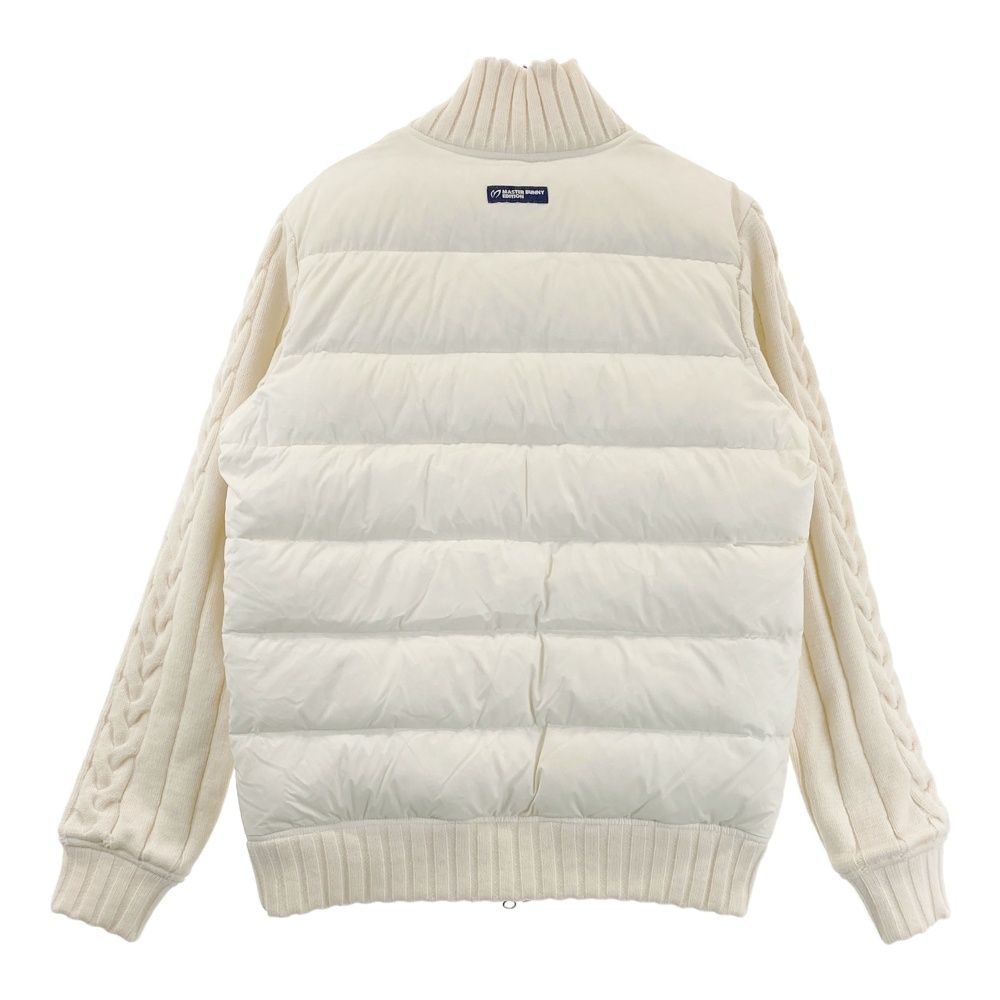 サイズ 4 MASTER BUNNY EDITION マスターバニーエディション 切替 ダウンジャケット ホワイト系 240101441425 ゴルフウェア メンズ ストスト