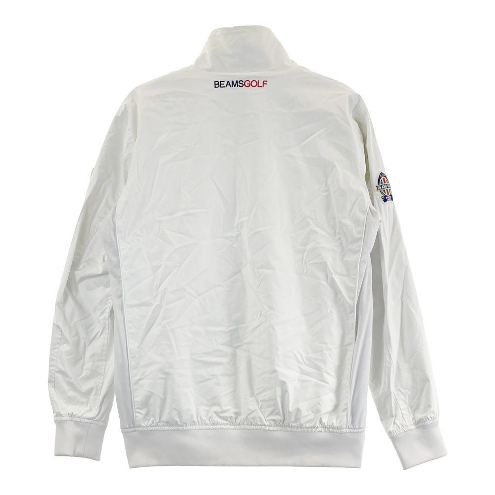 サイズ M BEAMS GOLF ビームスゴルフ 番手 蓄熱 ベスト付 ジップジャケット ホワイト系 240101441472 ゴルフウェア メンズ ストスト