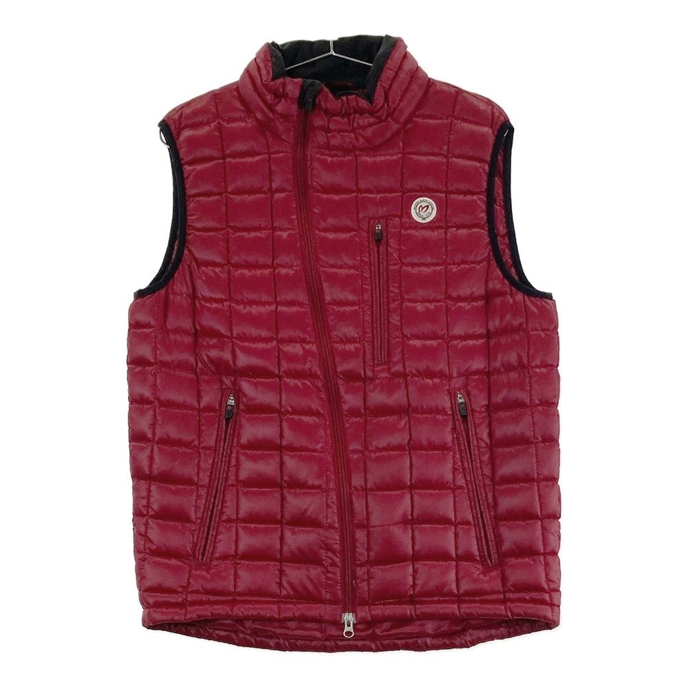 サイズ 4 MASTER BUNNY EDITION マスターバニーエディション ダウン ジップベスト レッド系 240101441475 ゴルフウェア メンズ ストスト