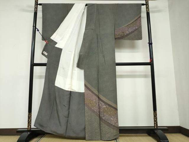 平和屋着物 訪問着 江戸小紋 花鳥文 やまと誂製 正絹 DAAY5552ud