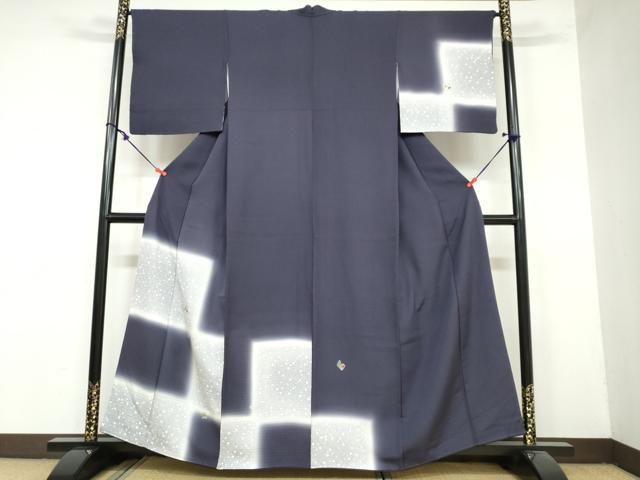 平和屋着物 訪問着 刺繍 破れ色紙草花文 暈し染め 金糸 正絹 DAAY5578ud