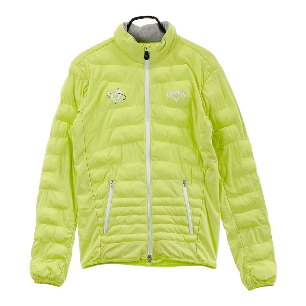 サイズ M キャロウェイ 長袖 中綿ジャケット グリーン系 ゴルフウェア メンズ ストスト