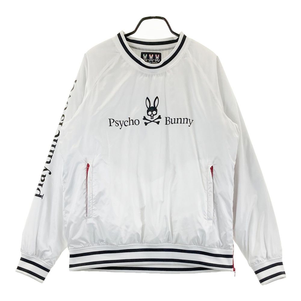 サイズ L PSYCHO BUNNY サイコバニー 蓄熱 中綿 長袖ブルゾン ホワイト系 240101551745 ゴルフウェア メンズ ストスト