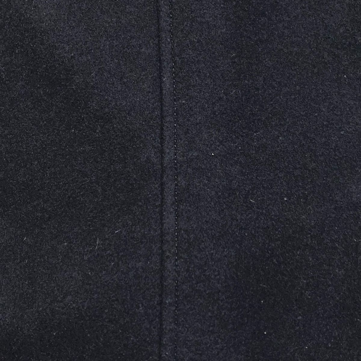 ネイビー×ダークブラウン 長袖