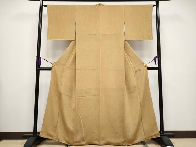 平和屋着物 上 北大路魯山人 小紋 霞文 鬼しぼ縮緬 CYAA3544s5