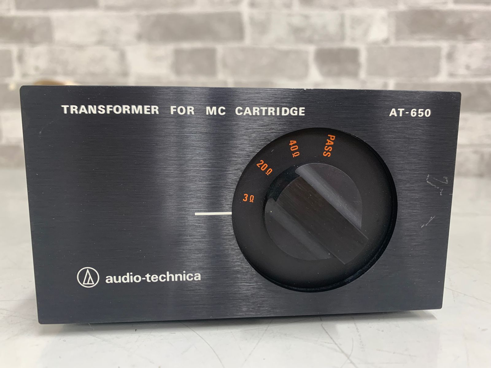 audio technica オーディオテクニカ MC昇圧トランス AT 650 ブラック
