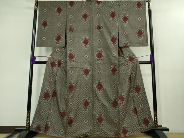 平和屋着物 本場大島紬 龍郷絣 DZAB0826kh5