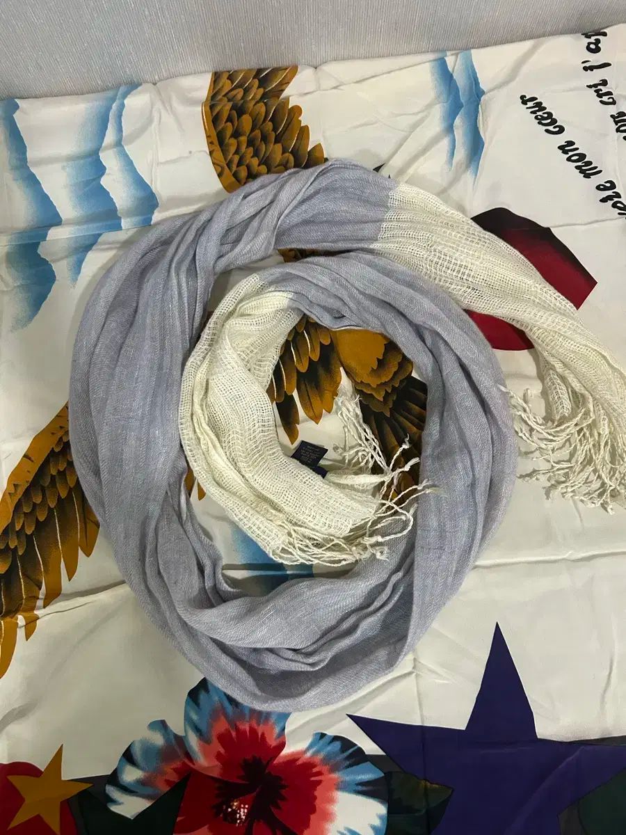 ポロラルフローレン POLO RALPH LAUREN リネンスカーフ