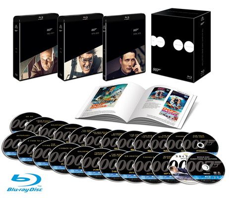 007 コレクターズ ブルーレイBOX 24枚組 初回生産 007 スペクター収納スペース付 Blu-ray