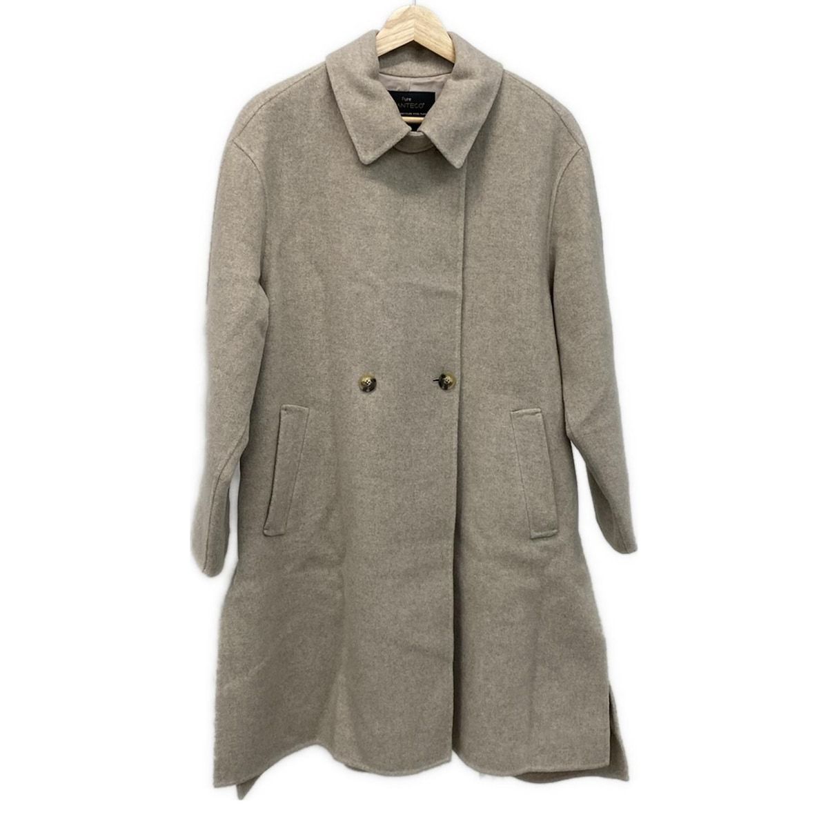 23区 ニジュウサンク コート サイズ38 9 レディース - グレーベージュ 長袖 秋 冬