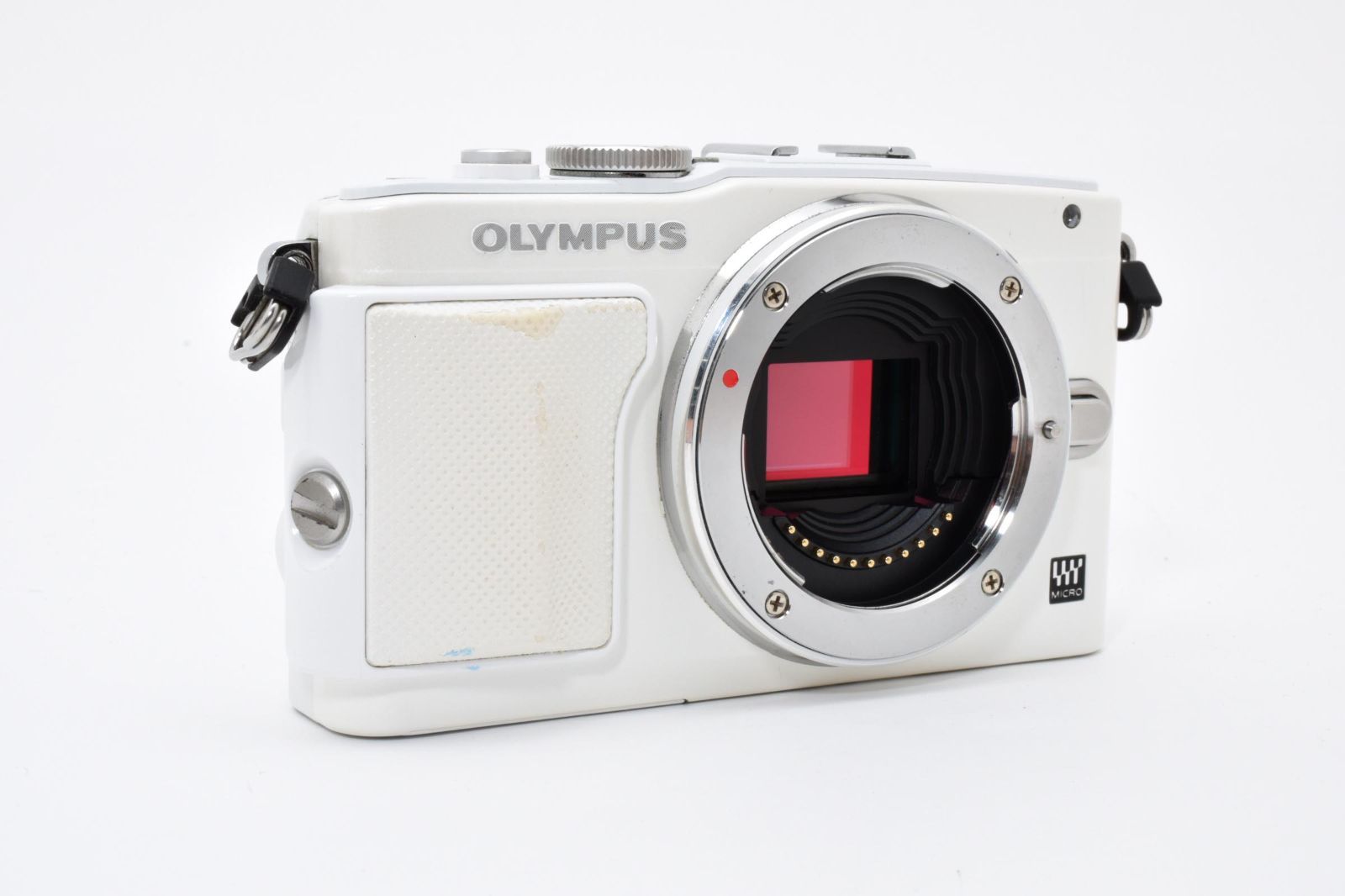  OLYMPUS オリンパス PEN Lite E PL 6 ボディ ホワイト ミラーレス一眼 デジタルカメラ