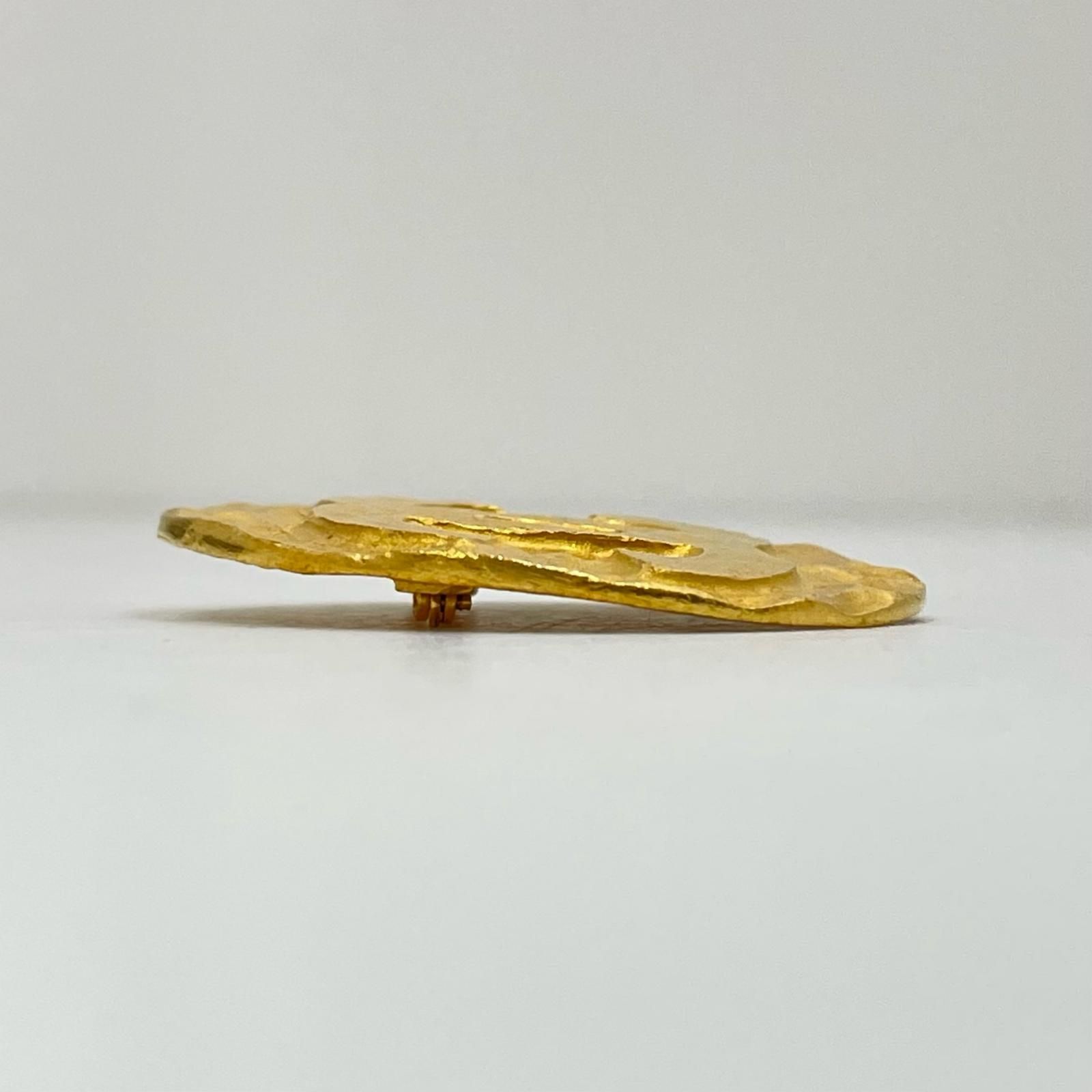 ブローチ ゴールド