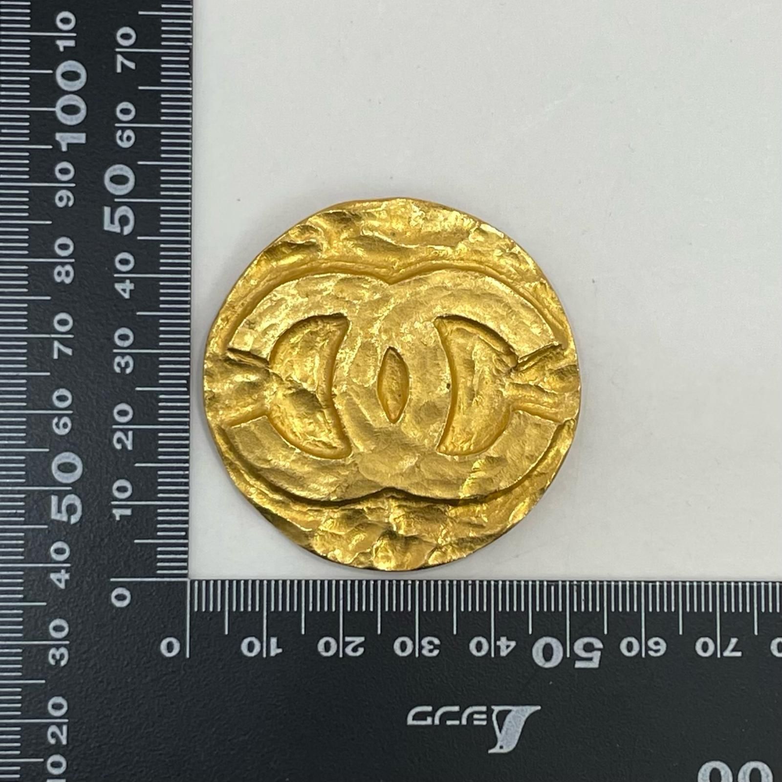 CHANEL シャネル ココマーク ヴィンテージ ラウンド ブローチ ゴールド 尾張小牧店 FORTGASGNV_COM_BR