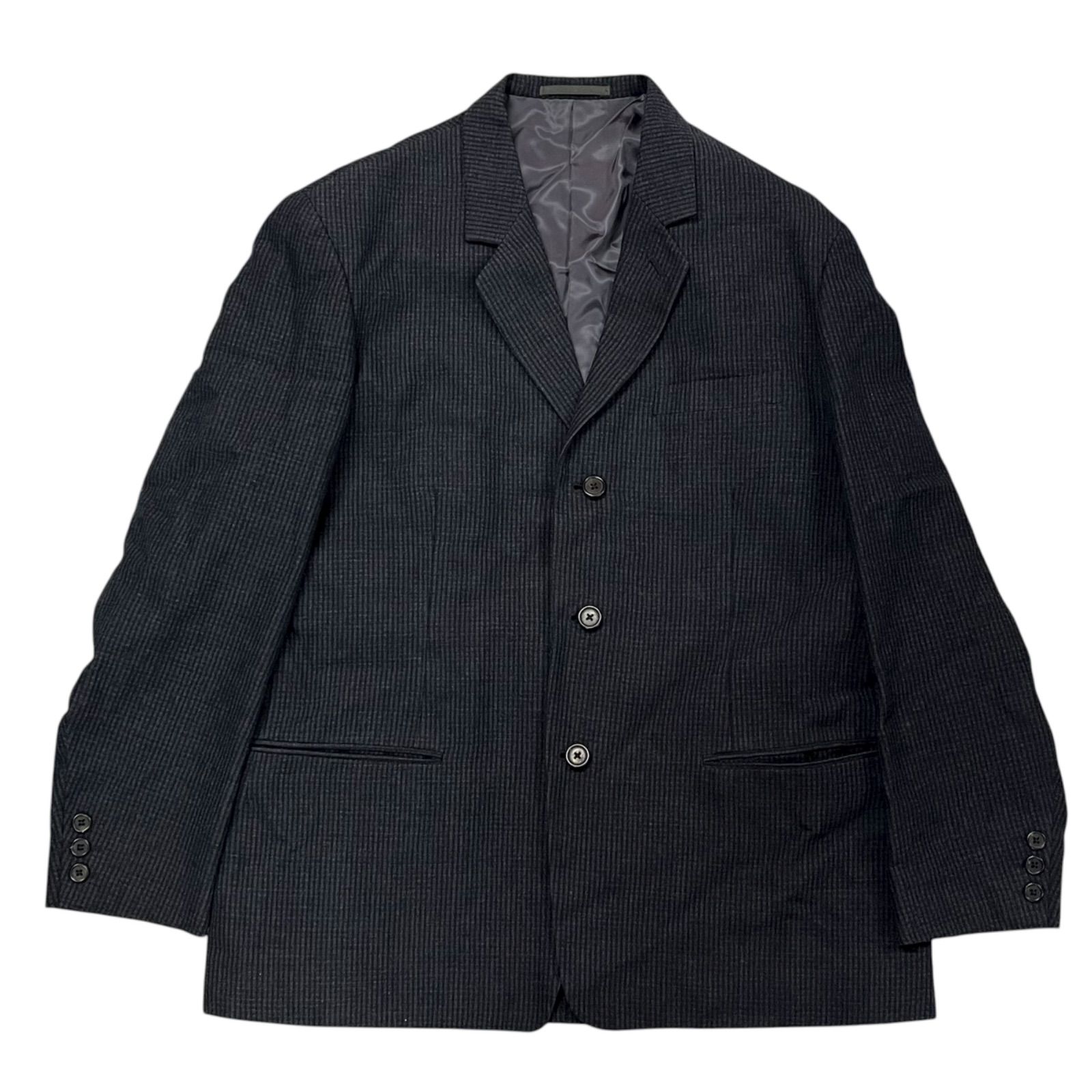 Y s for men スーツ Sサイズ セットアップ カジュアル ビジネス ワイズフォーメン テーラード スラックス ストライプ